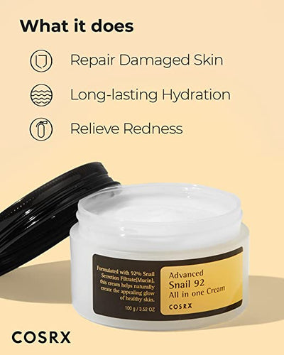 COMBO COSRX -SNAIL ESSENCE+ SNAIL CREAM