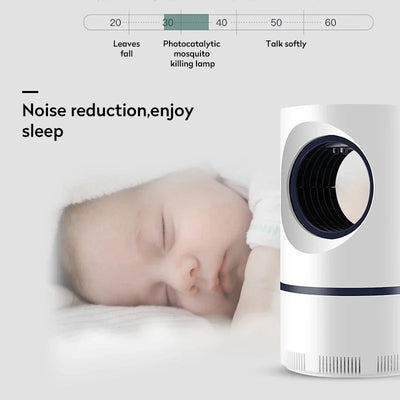 Mosquito Killer Lamp | USB Powered, Silent & Safe Indoor Insect Trap