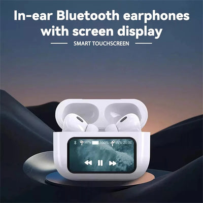 A9 Pro Wireless Earbuds with LED Display, ANC/ENC, Bluetooth 5.2