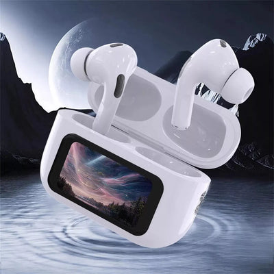 A9 Pro Wireless Earbuds with LED Display, ANC/ENC, Bluetooth 5.2