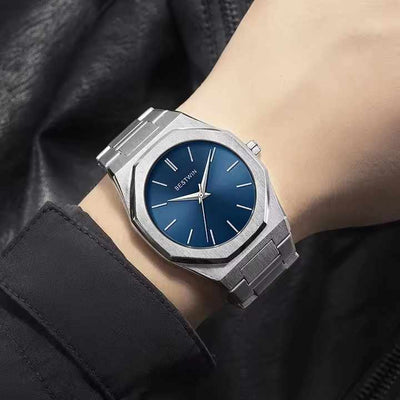 Mechanical Watch 1.0 Silver | Waterproof,  Premium Quartz Watch
