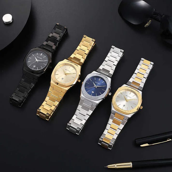 Mechanical Watch 1.0 Silver | Waterproof,  Premium Quartz Watch