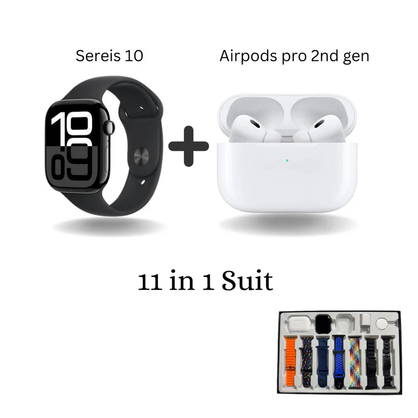 Series 10 + Airpods pro 2nd Gen (11 in 1) Set