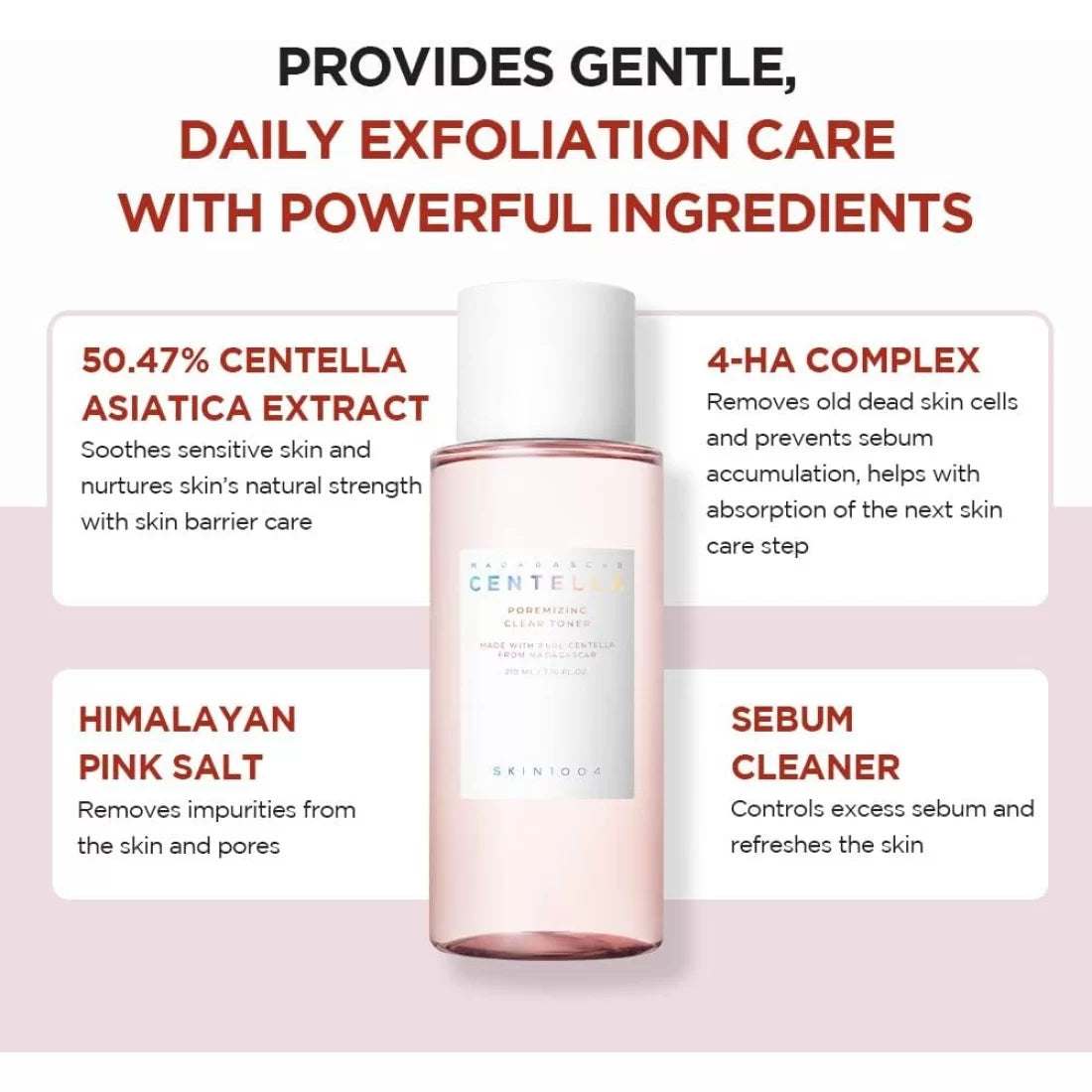 Skin 1004 Centella Poremizing clear Toner 210 ML