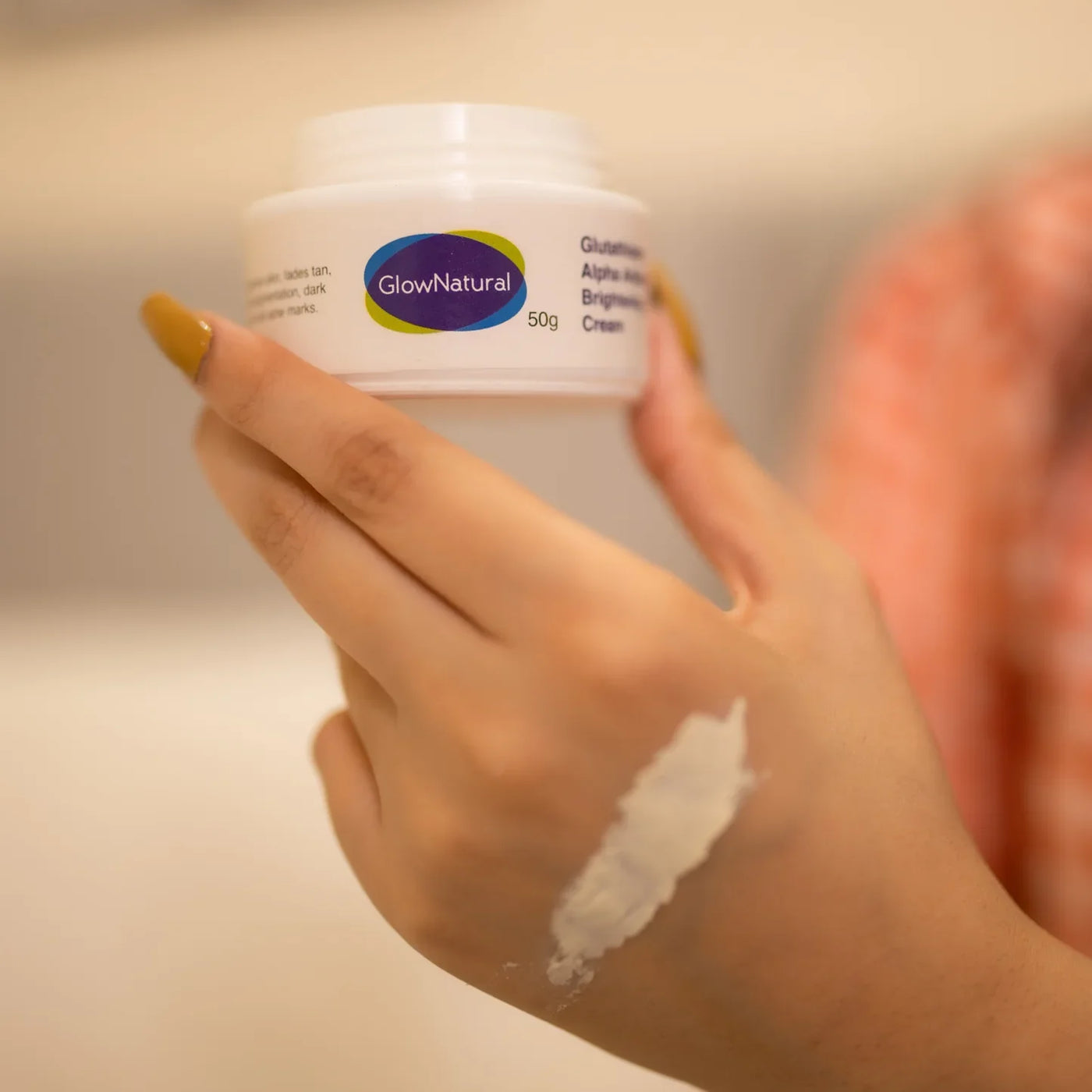 Glow Natural Skin Brightening Cream | Glutathione Alpha Arbutin