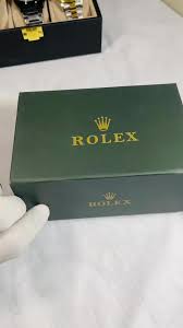 Rolex - Skeleton Automatic Watch – Gold Dial Case with Black Leather Straps
