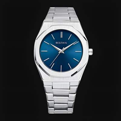 Mechanical Watch 1.0 Silver | Waterproof,  Premium Quartz Watch