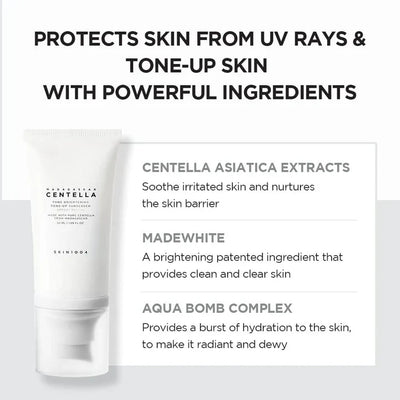 Skin 1004 Madagascar Centella Tone Brightening Tone-Up sunscreen spf 50+ PA++++